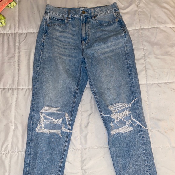 American Eagle Outfitters Denim - AEO distressed mom jeans